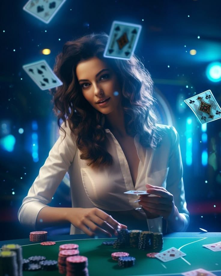 Dealer profesional di studio kasino langsung